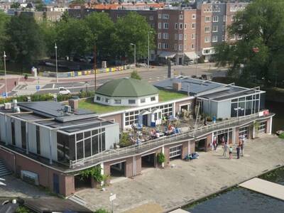 Amstel met zonnepanelen